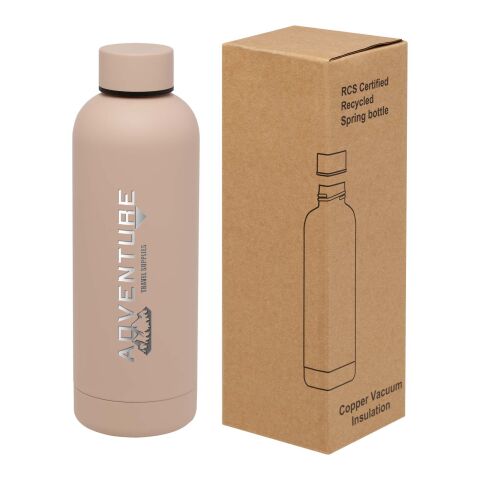 Spring RCS-certifierad vakuumisolerad flaska i koppar, 500 ml Standard | Pale blush pink | Inget reklamtryck | Inte tillgängligt | Inte tillgängligt