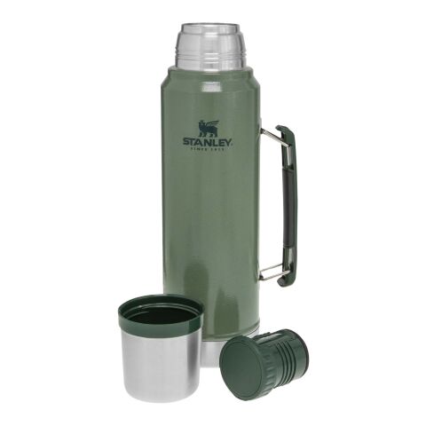 Stanley Classic 1 000 ml flaska Standard | Skogsgrön | Digitaltryck | Flaska Tillbaka | 20 mm x 150 mm