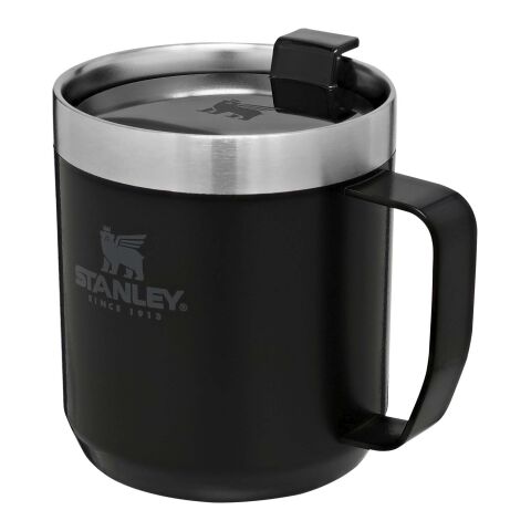 Stanley Classic 350 ml lägermugg Standard | Blank svart | 1-färgat Tampongtryck | baksidan | 30 mm x 60 mm