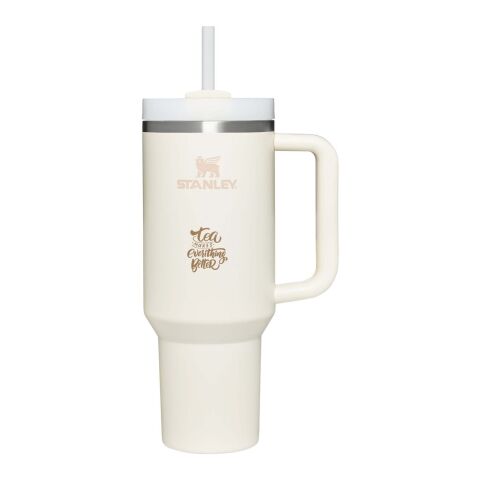 Stanley Quencher H2.0 1 200 ml mugg  Standard | Krämfärgad | 1-färgat Tampongtryck | front | 30 mm x 70 mm