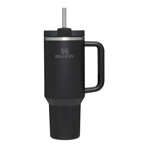 Stanley Quencher H2.0 1 200 ml mugg Standard | Blank svart | 1-färgat Tampongtryck | baksidan | 30 mm x 70 mm