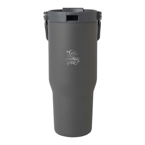 Bronx 900 ml vakuumisolerad termos av koppar och RCS-certifierat återvunnet rostfritt stål med ett lock med dubbla funktioner  Grå