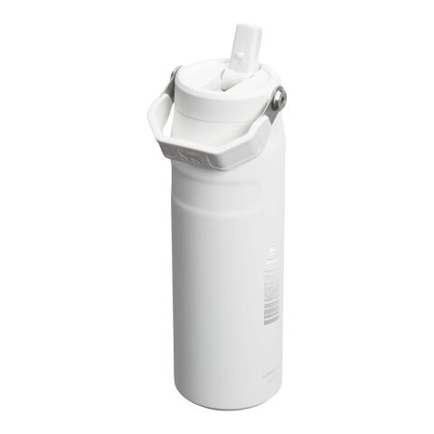 Stanley IceFlow™ 2.0 700 ml vattenflaska med flip-sugrör Standard | Frostad genomskinlig | 1-färgat Tampongtryck | baksidan | 30 mm x 70 mm