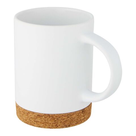 Neiva 425 ml keramikmugg med korkbas Standard | Vit | Inget reklamtryck | Inte tillgängligt | Inte tillgängligt