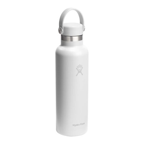 Hydro Flask Standard Mouth 621ml isolerad vattenflaska i rostfritt stål med lock med sugrör
