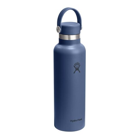 Hydro Flask Standard Mouth 621ml isolerad vattenflaska i rostfritt stål med lock med sugrör Mellanblå