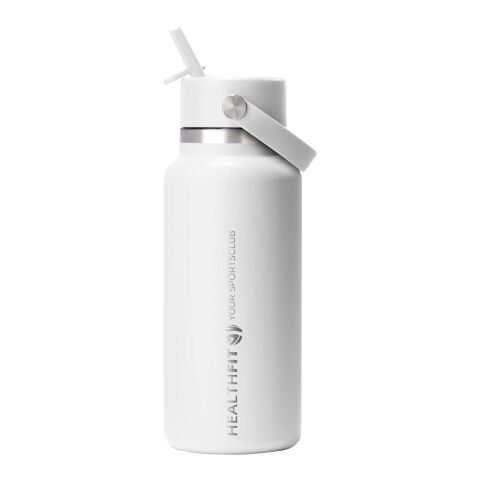 Hydro Flask Wide Mouth 946ml isolerad vattenflaska i rostfritt stål med lock med sugrör