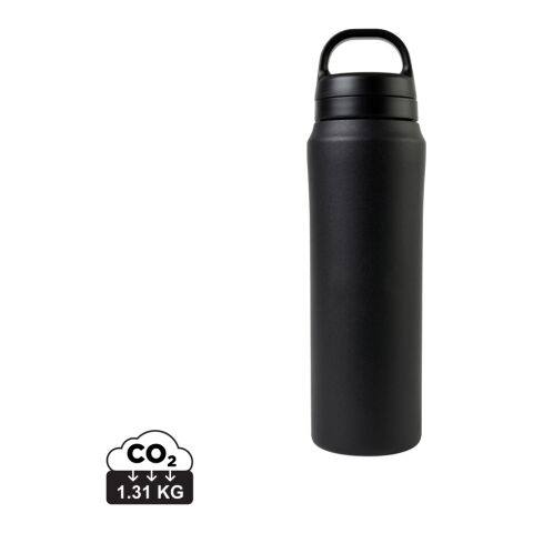 Aviana™ Rowan RCS återvunnen vattenflaska 470 ML svart | Inget reklamtryck | Inte tillgängligt | Inte tillgängligt