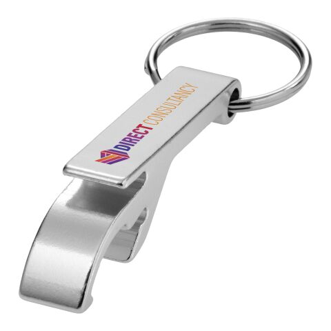 Tao flask- och burköppnare med nyckelring av RCS-återvunnen aluminium Silver