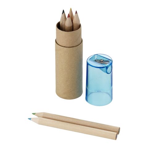 7-delars blyertspennset Standard | blå | Inget reklamtryck | Inte tillgängligt | Inte tillgängligt