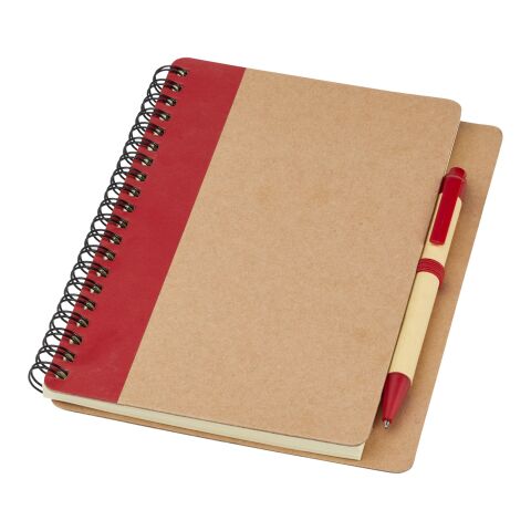 Priestly anteckningsbok med kulspetspenna Standard | beige-röd | Inget reklamtryck | Inte tillgängligt | Inte tillgängligt | Inte tillgängligt