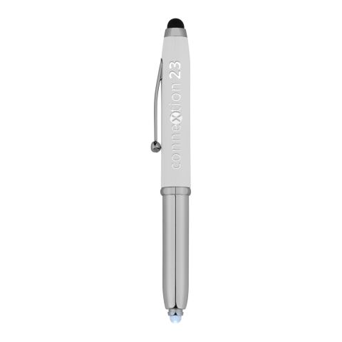 Xenon kulspetspenna med touchfunktion Standard | vit-silver | Inget reklamtryck | Inte tillgängligt | Inte tillgängligt