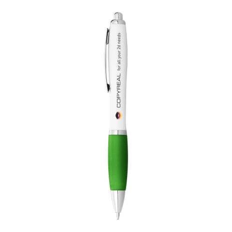 Nash kulspetspenna Standard | vit-limegrön | Inget reklamtryck | Inte tillgängligt | Inte tillgängligt