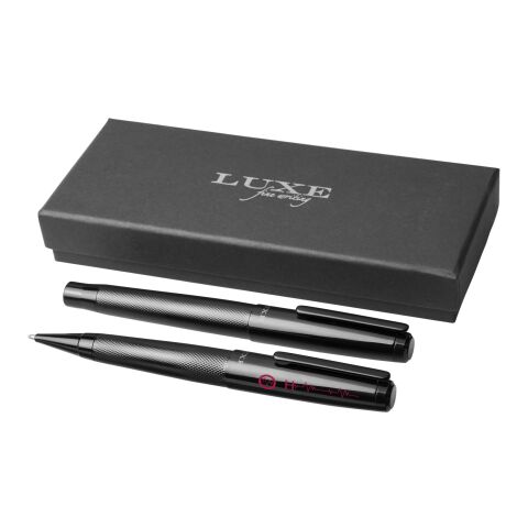 Gloss duo-penna i presentset Standard | Svart | Inget reklamtryck | Inte tillgängligt | Inte tillgängligt