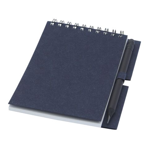 Luciano Eco anteckningsbok med spiral och penna – liten Standard | mörkblå | Inget reklamtryck | Inte tillgängligt | Inte tillgängligt