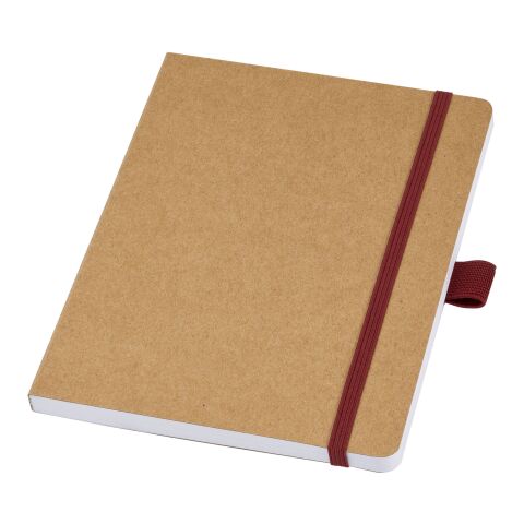 Berk A5-anteckningsbok av återvunnet papper Standard | röd | Inget reklamtryck | Inte tillgängligt | Inte tillgängligt