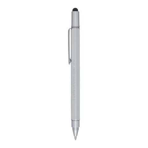 Dora multifunktionspenna av återvunnen aluminium Standard | Silver | Inget reklamtryck | Inte tillgängligt | Inte tillgängligt