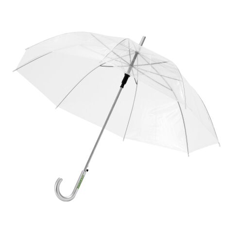 23&quot; transparent automatiskt paraply Standard | vit | Inget reklamtryck | Inte tillgängligt | Inte tillgängligt