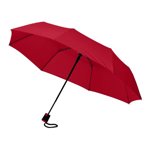 21&quot; Wali 3-sektions automatisk paraply Standard | röd | Inget reklamtryck | Inte tillgängligt | Inte tillgängligt | Inte tillgängligt