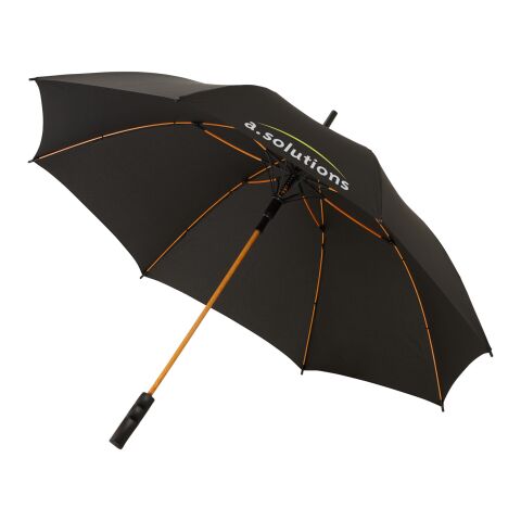 Spark 23&quot; paraply med automatisk upp-/hopfällning Standard | orange-svart brons | Inget reklamtryck | Inte tillgängligt | Inte tillgängligt | Inte tillgängligt