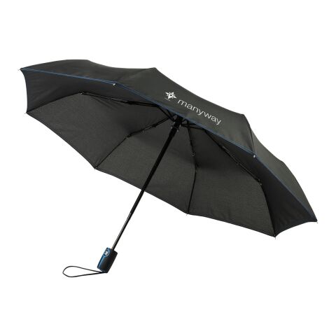 Stark-mini 21&quot; hopfällbart automatiskt paraply Standard | Processblå | Inget reklamtryck | Inte tillgängligt | Inte tillgängligt