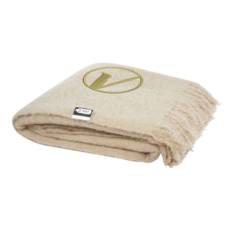 Ivy RPET mohair filt Beige | Inget reklamtryck | Inte tillgängligt | Inte tillgängligt | Inte tillgängligt