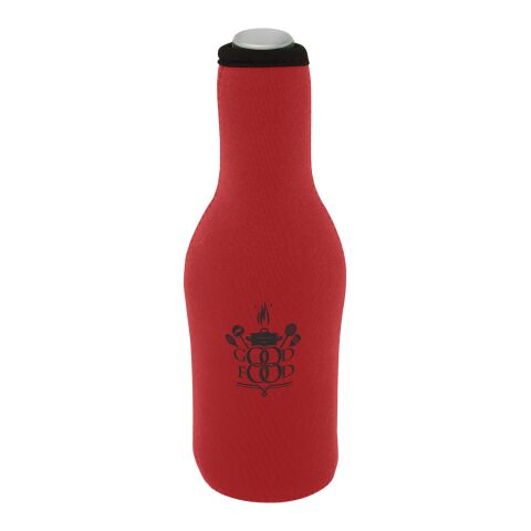Fris flaskhylshållare av återvunnen neopren Standard | röd | Inget reklamtryck | Inte tillgängligt | Inte tillgängligt