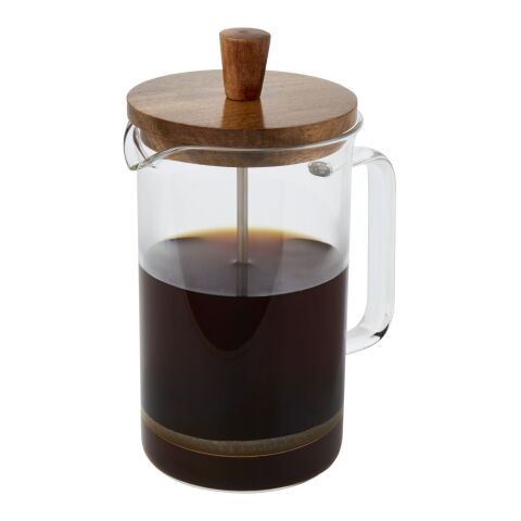 Ivorie 600 ml kaffepress Standard | vit-trä | Inget reklamtryck | Inte tillgängligt | Inte tillgängligt
