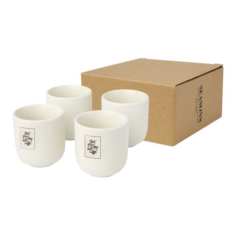 Male fyra stycken 90 ml espressokopp