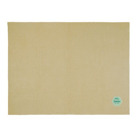 Suzy 150 x 120 cm stickad filt i GRS-polyester beige | Inget reklamtryck | Inte tillgängligt | Inte tillgängligt | Inte tillgängligt