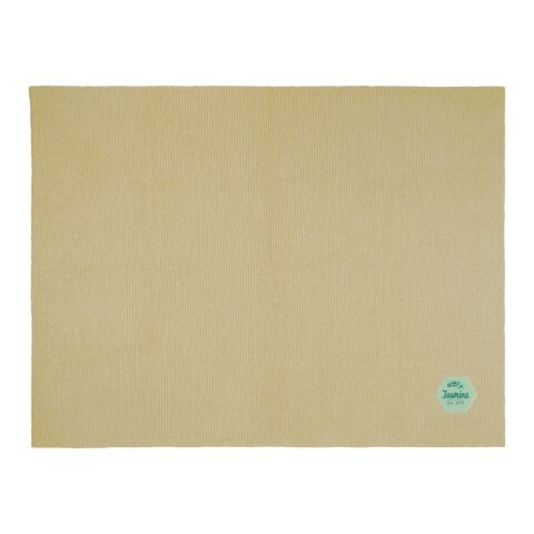 Suzy 150 x 120 cm stickad filt i GRS-polyester Beige | Inget reklamtryck | Inte tillgängligt | Inte tillgängligt | Inte tillgängligt