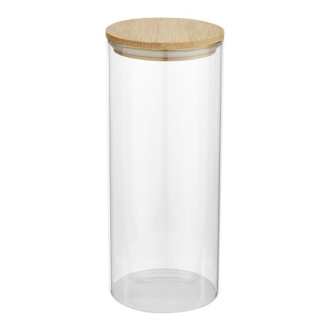 Boley 940 ml matbehållare i glas Standard | beige-vit | Inget reklamtryck | Inte tillgängligt | Inte tillgängligt
