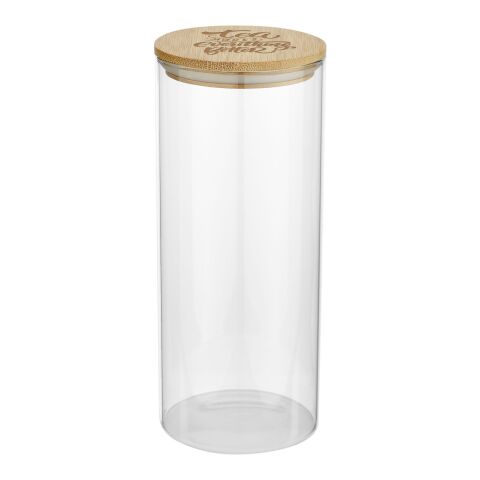 Boley 940 ml matbehållare i glas Standard | Natur-Vit | Inget reklamtryck | Inte tillgängligt | Inte tillgängligt