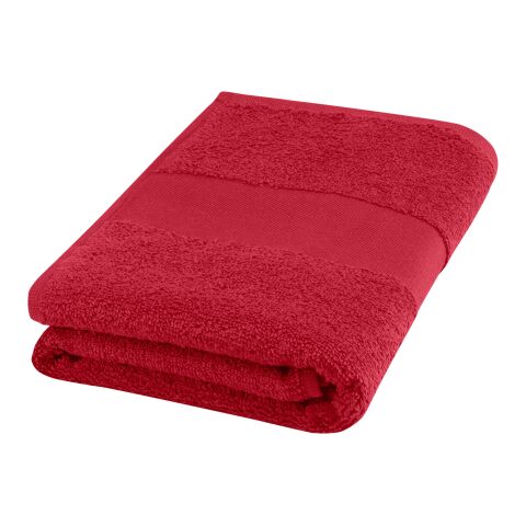 Charlotte badhandduk av 450 g/m² bomull, 50 x 100 cm röd | Inget reklamtryck | Inte tillgängligt | Inte tillgängligt | Inte tillgängligt