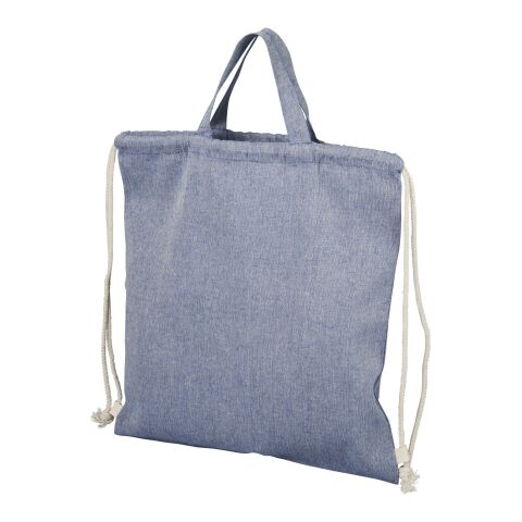 Pheebs ryggsäck med dragsko på 150 g/m² i återvunnen bomull Standard | ljusblå | Inget reklamtryck | Inte tillgängligt | Inte tillgängligt