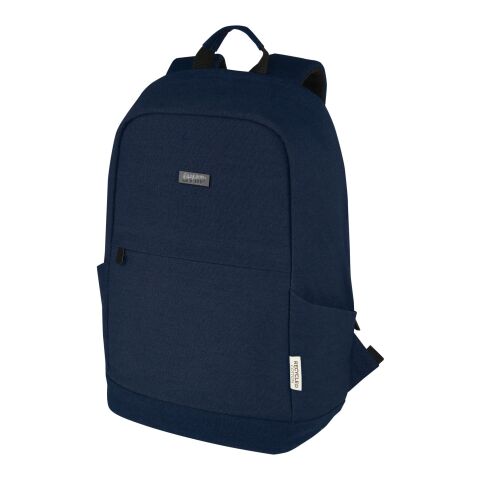 Joey stöldsäker 15,6 tums laptopväska av GRS-återvunnen canvas, 18 l Standard | Mörkblå | Inget reklamtryck | Inte tillgängligt | Inte tillgängligt | Inte tillgängligt