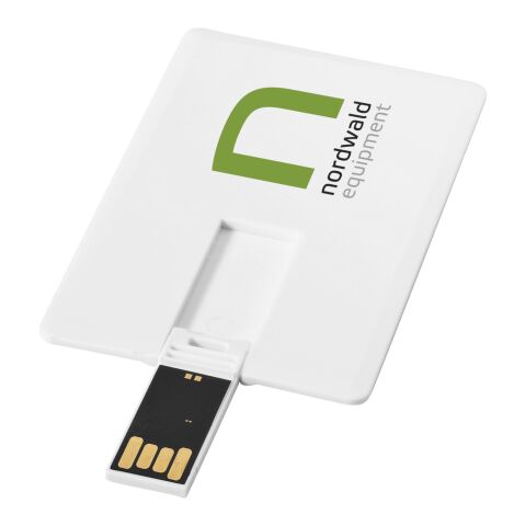 Tunt kort-USB 2 GB Standard | Vit | Inget reklamtryck | Inte tillgängligt | Inte tillgängligt