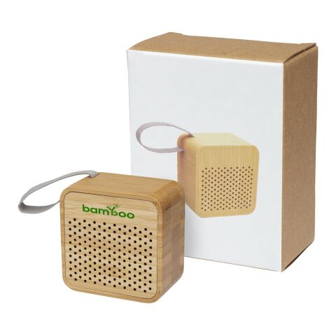 Arcana Bluetooth®-högtalare i bambu Standard | beige | Inget reklamtryck | Inte tillgängligt | Inte tillgängligt