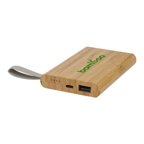 Tulda 5000 mAh bambu powerbank Standard | beige | Inget reklamtryck | Inte tillgängligt | Inte tillgängligt