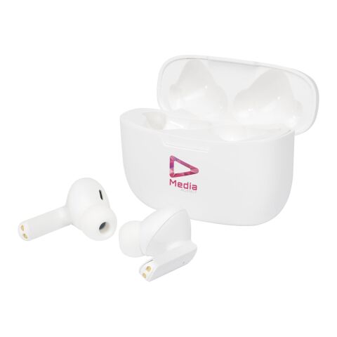 Essos 2.0 True Wireless automatiskt parkopplande öronsnäckor med fodral Standard | vit | Inget reklamtryck | Inte tillgängligt | Inte tillgängligt