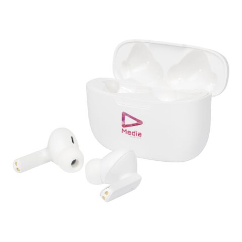 Essos 2.0 True Wireless automatiskt parkopplande öronsnäckor med fodral Standard | Vit | Inget reklamtryck | Inte tillgängligt | Inte tillgängligt