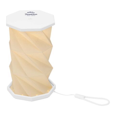 Celestia hopfällbar bordslampa i återvunnen plast