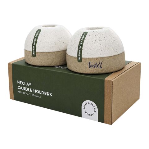 Originalhome ReClay set med ljusstakar