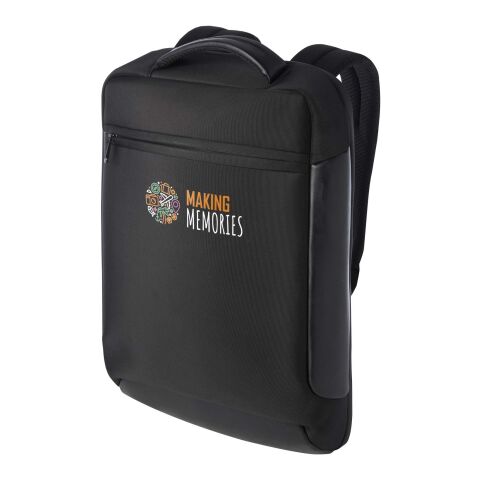 Expedition Pro 15,6-tums kompakt laptopväska av GRS-återvunnet material, 12 l Standard | Blank svart | Inget reklamtryck | Inte tillgängligt | Inte tillgängligt | Inte tillgängligt