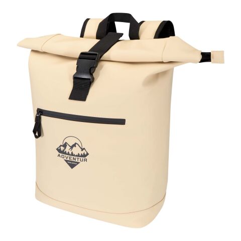 Resi Plus 15 tums ryggsäck med rulltopp av GRS-återvunnet material, 18 l Standard | Oatmeal | Inget reklamtryck | Inte tillgängligt | Inte tillgängligt | Inte tillgängligt