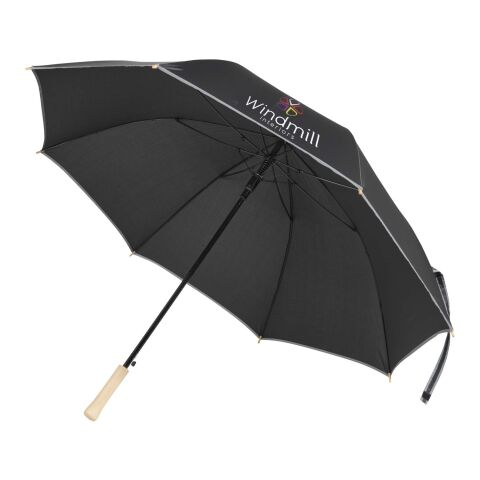 Norman 30" vindbeständigt paraply i RPET  Svart / Blå