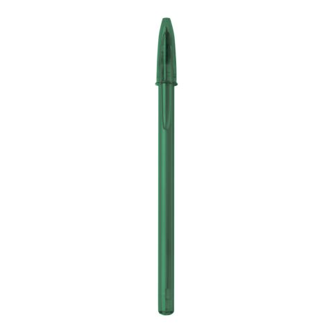 BIC® Style Kulpenna ljusgrön | blå bläck | 1-färgat Skärmtryck | Pennkropp-Klips centrerad | 20.00 mm x 55.00 mm