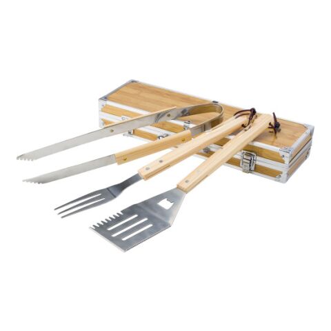 Bamboo barbecue set