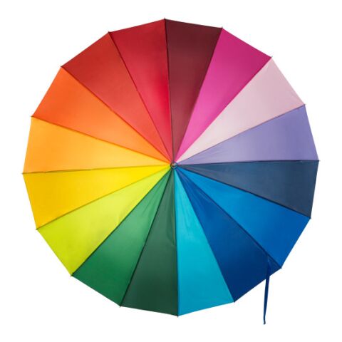 Flerfärgat paraply, manuell öppning