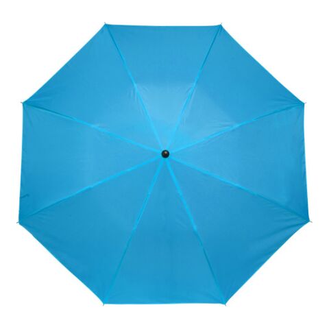 Hopvikbart paraply, 2-steg, manuell öppning Ljusblå | Inget reklamtryck | Inte tillgängligt | Inte tillgängligt